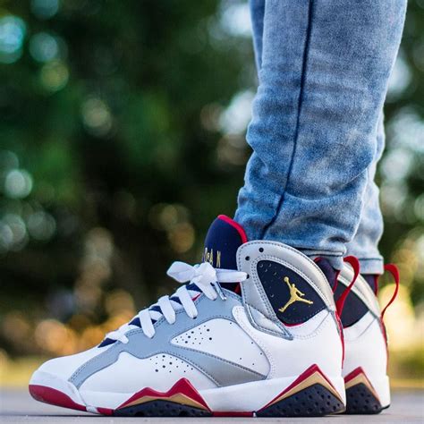 Air Jordan 7 Retro "Olympic" | Jordan shoes retro, Expensive mens shoes, Sneaker head