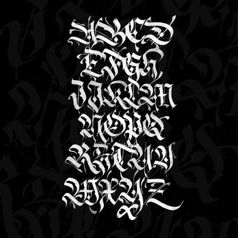 Gothic Alphabet : r/Calligraphy