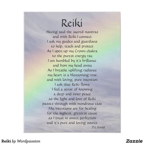 Reiki Poster | Zazzle.co.uk | Energy healing reiki, Reiki healing, Reiki treatment