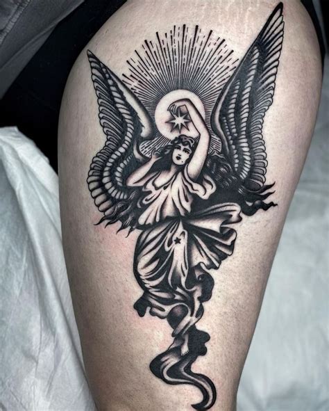 Angel tattoo | Traditional tattoo, Cool forearm tattoos, Sleeve tattoos