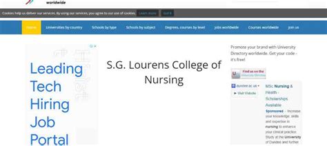 SG Lourens Nursing College Online Application | Check