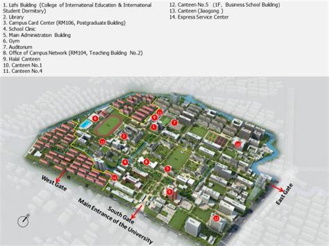 Maps - Campus Map - Campus life - College of International Education,ECUST