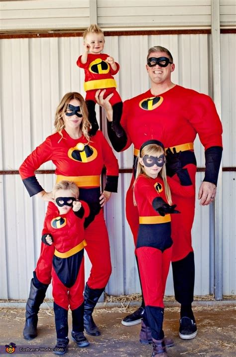 The Incredibles Movie Family Costume