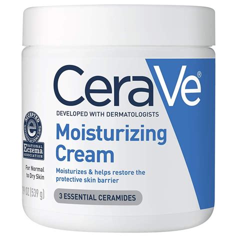 CeraVe Moisturizing Cream | Body and Face Moisturizer for Dry Skin ...