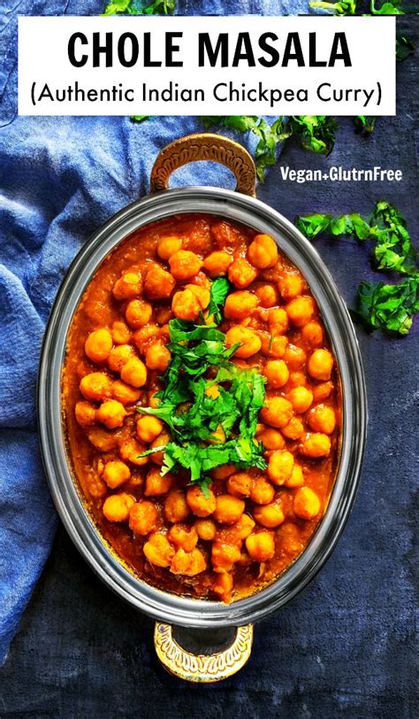 Chole Masala Recipe - Indian Chickpea Curry (V+GF)