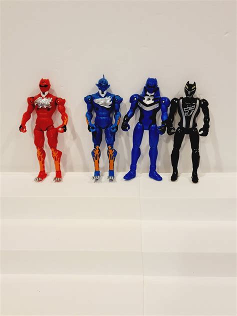 Power Rangers Jungle Fury Action Figure Set - Etsy