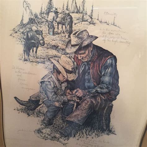 JACK HINES SIGNED/ PENCIL RARE PRINT LTD. ED.BIG TIMBER MONTANA 1980 ...