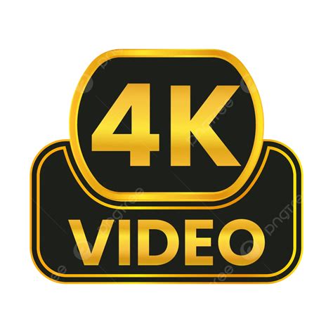 Hình ảnh Biểu Tượng Video 4k Vàng Vectơ PNG , Biểu Ngữ Video 4k, Nút Video 4k, Nhãn Video 4k PNG ...