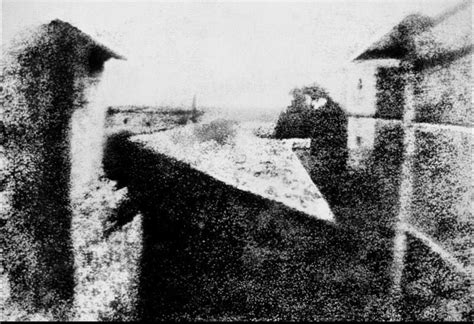 “View from the Window at Le Gras.” The first photograph ever taken ...