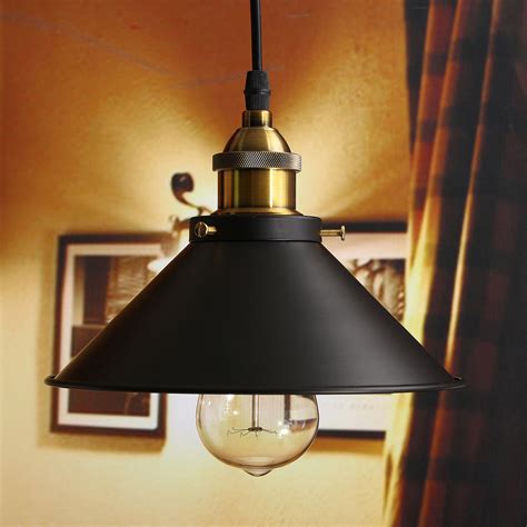 Vintage Industrial Pendant Retro Loft Home Ceiling Light Metal Lamp ...