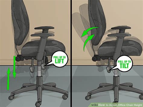 3 Ways to Adjust Office Chair Height - wikiHow