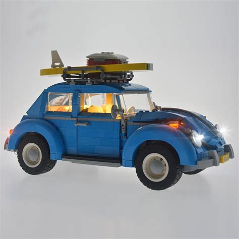 Best Seller LED Light Kit For LEGO Creator BEETLE Blue Vintage Car 10252 (Lego Set not Included)