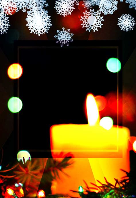 Download free picture Background Christmas candle snowflake powerpoint website infographic ...