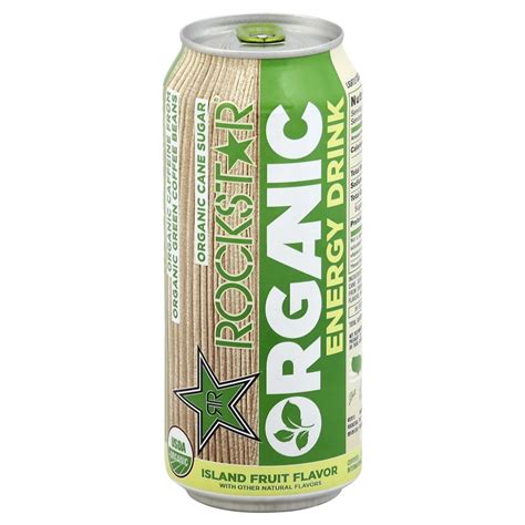 Rockstar Island Fruit Organic Energy Drink - Shop Sports & Energy Drinks at H-E-B