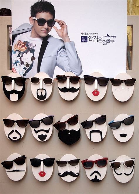 99 DIY Creative Ideas To Make Sunglasses Display Shelf | Sunglasses display, Eyewear display ...