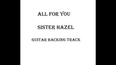 All for you - Sister Hazel guitar backing track - YouTube