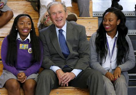 George W. Bush, Visiting New Orleans, Praises School Progress Since ...