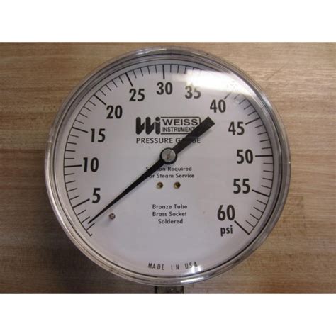 Weiss Instruments 4CTS Pressure Gauge - Used - Mara Industrial