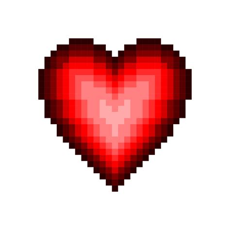 Pixel Heart Transparent