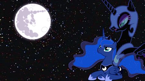 MLP:FiM Princess Luna and Nightmare moon wallpaper by Apoljak | My Little Pony wallpapers | My ...