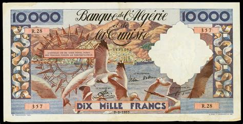 Algeria 10000 Francs banknote 1955|World Banknotes & Coins Pictures ...