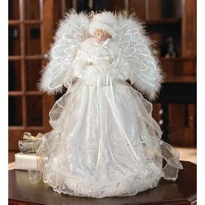 Christmas Angel Tree Topper | Fiber Optic Angel Christmas Tree Topper ...