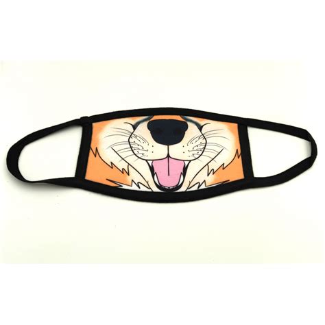 Red Fox Reusable 3-Layer Fabric Face Mask