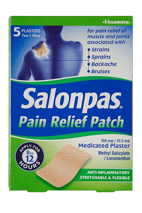 Salonpas Pain Relief Patch - 5 Patches - Online Medicine