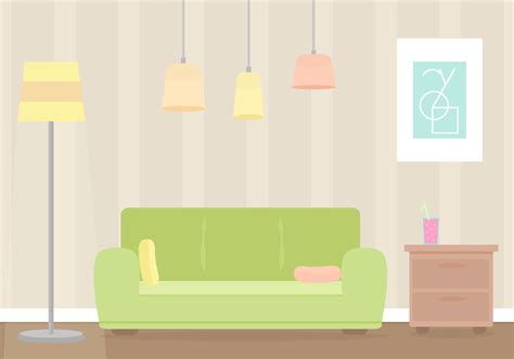 Free Living Room Vector - Download Free Vector Art, Stock Graphics & Images