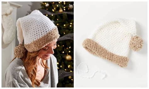 Santa Hat Free Crochet Pattern - Your Crafts