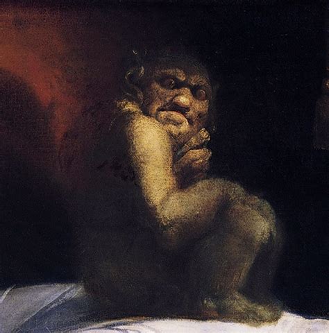 "The Nightmare" Henry Fuseli - Inspecting "The Nightmare" Painting