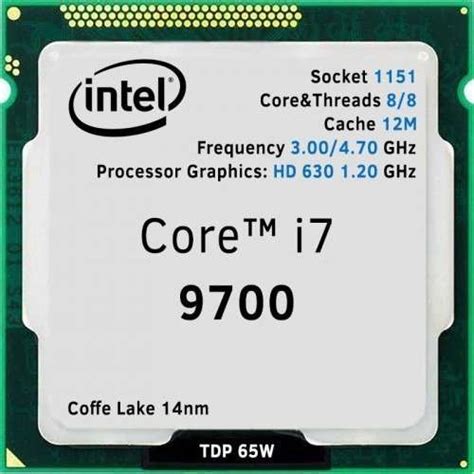 Intel Core i7-9700 8 Cores/8 Threads 12M Cache | Bigbyte IT World