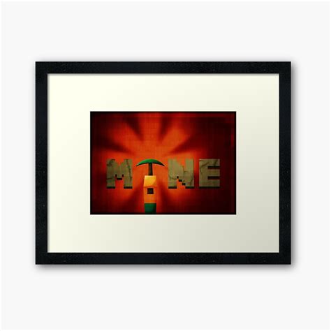 "Minecraft propaganda poster" Framed Art Print by samdesigns | Redbubble