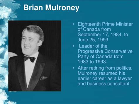 🎉 Brian mulroney biography. Brian Mulroney Net Worth & Biography 2017 ...