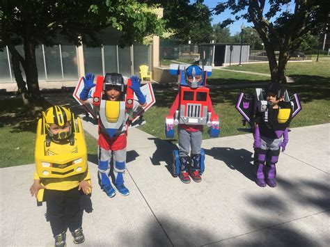 Transformers Kids 1 on 1...... Best Transformers Costume Ever! | Transformer costume, Kids ...