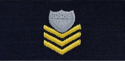 Coast Guard embroidered rank insignia