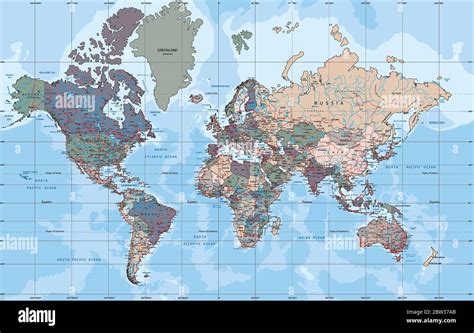 Political Map Of The World 2022