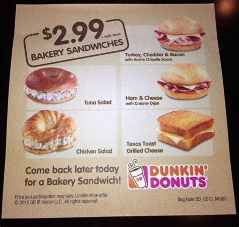 Dunkin Donuts Breakfast Sandwiches + Gift Card Giveaway