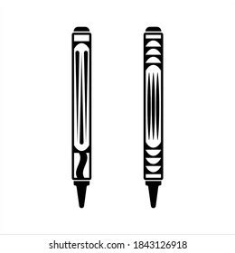 Crayon Icon Drawing Crayon Vector Art Stock Vector (Royalty Free) 2283539867 | Shutterstock