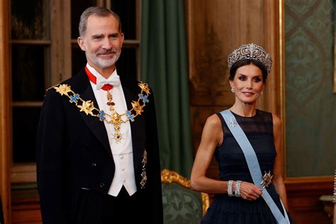 Queen Letizia of Spain is a perennial vision of elegance on state visit ...