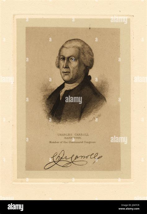 Charles Carroll, barrister, member of the Continental Congress (NYPL b12349185-420062 Stock ...