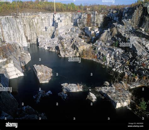 Largest monumental granite quarry in Barre VT Stock Photo - Alamy