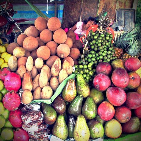 there are many different types of fruit on display together, including ...