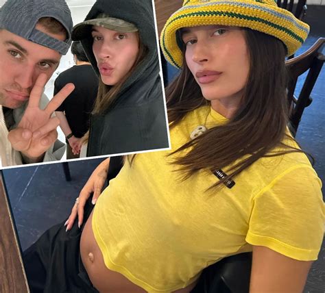 Pregnancy Style! Hailey Bieber Shows Off Baby Bump In Sexy Bikini ...