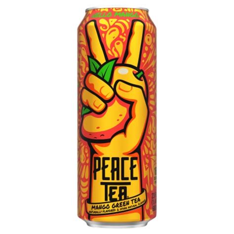 Peace Tea® Naturally Flavored Hello Mango Green Tea, 23 fl oz - Harris ...