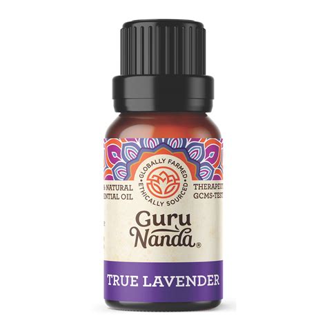 GuruNanda 100% Pure True Lavender Essential Oil for Aromatherapy - .5 fl oz - Walmart.com ...