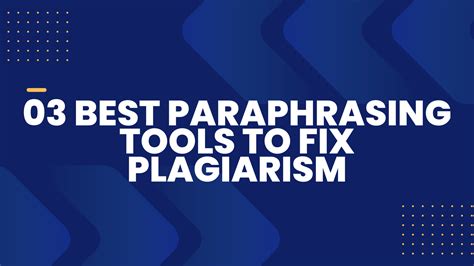 03 Best paraphrasing tools to Fix Plagiarism - MarketMillion