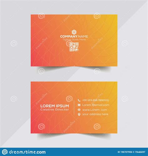 Modern Business Card Template, Background, Vector, Illustration, Abstract Design for Company and ...