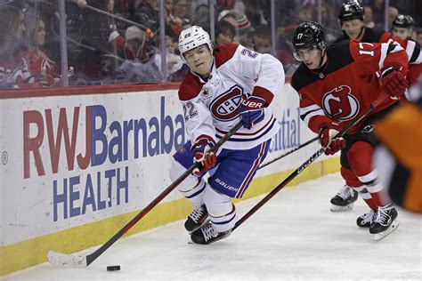 Cole Caufield breaks tie late in 3rd period to lift Canadiens over Devils