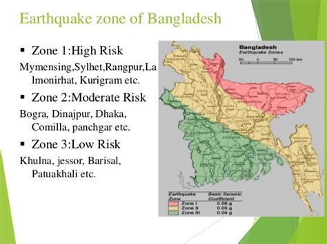 Seismic Zone Map Of Bangladesh